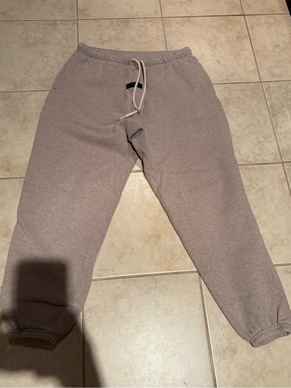 Men's Essentials Sweatpants in Light Taupe